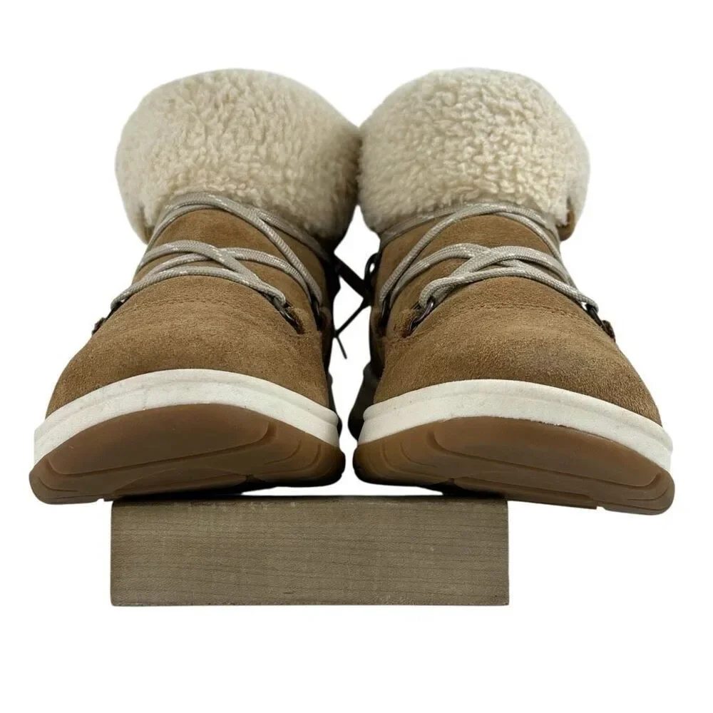 UGG Lakesider Heritage Lace Suede Leather Waterproof Boots Women’s Size 8